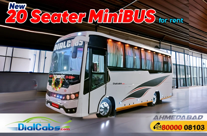 20 Seater Minibus Rental in Ahmedabad
