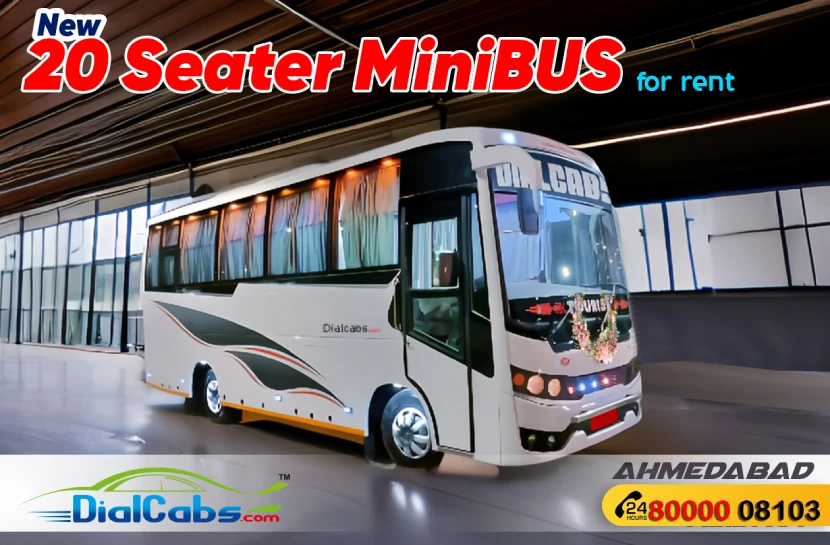 20 Seater Minibus Rental in Ahmedabad
