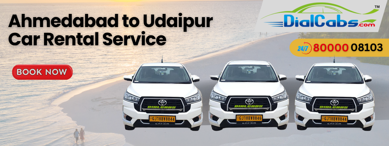 Ahmedabad to Udaipur Car Rental Service