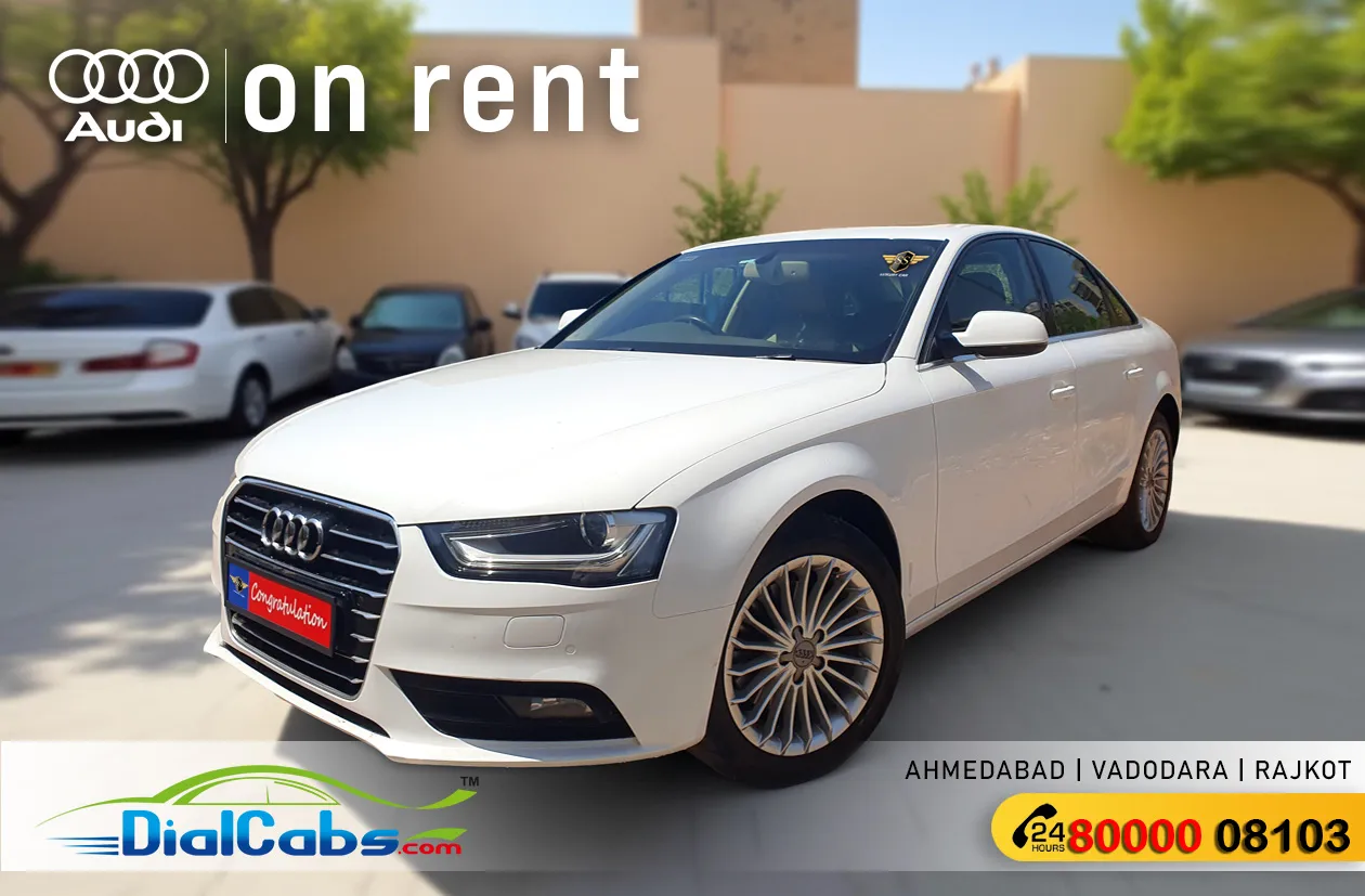 Audi A4 Car Rental Services in Ahmedabad