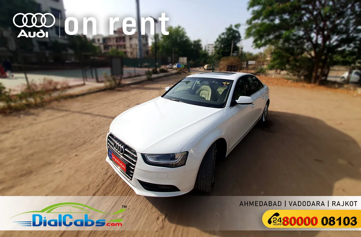 Audi A4 Car Rental Services in Ahmedabad