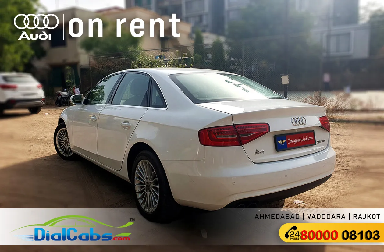 Audi A4 Car Rental Services in Ahmedabad