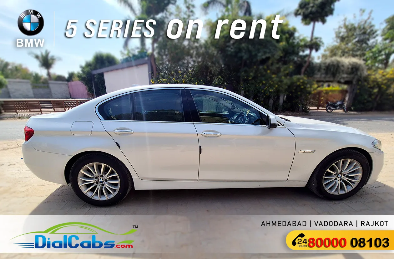 BMW 5 Series Rental Service in Ahmedabad