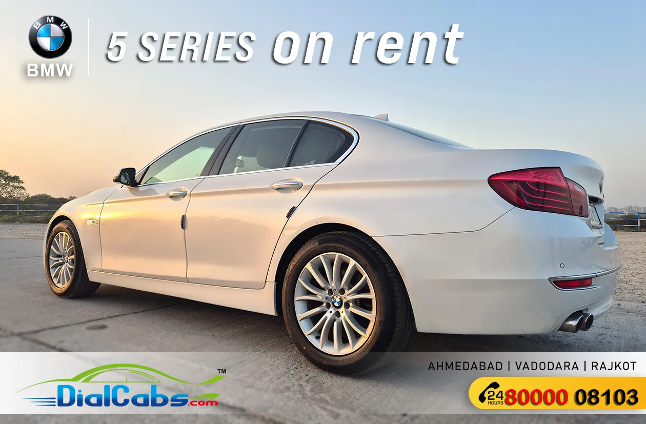 BMW 5 Series Rental Service in Ahmedabad