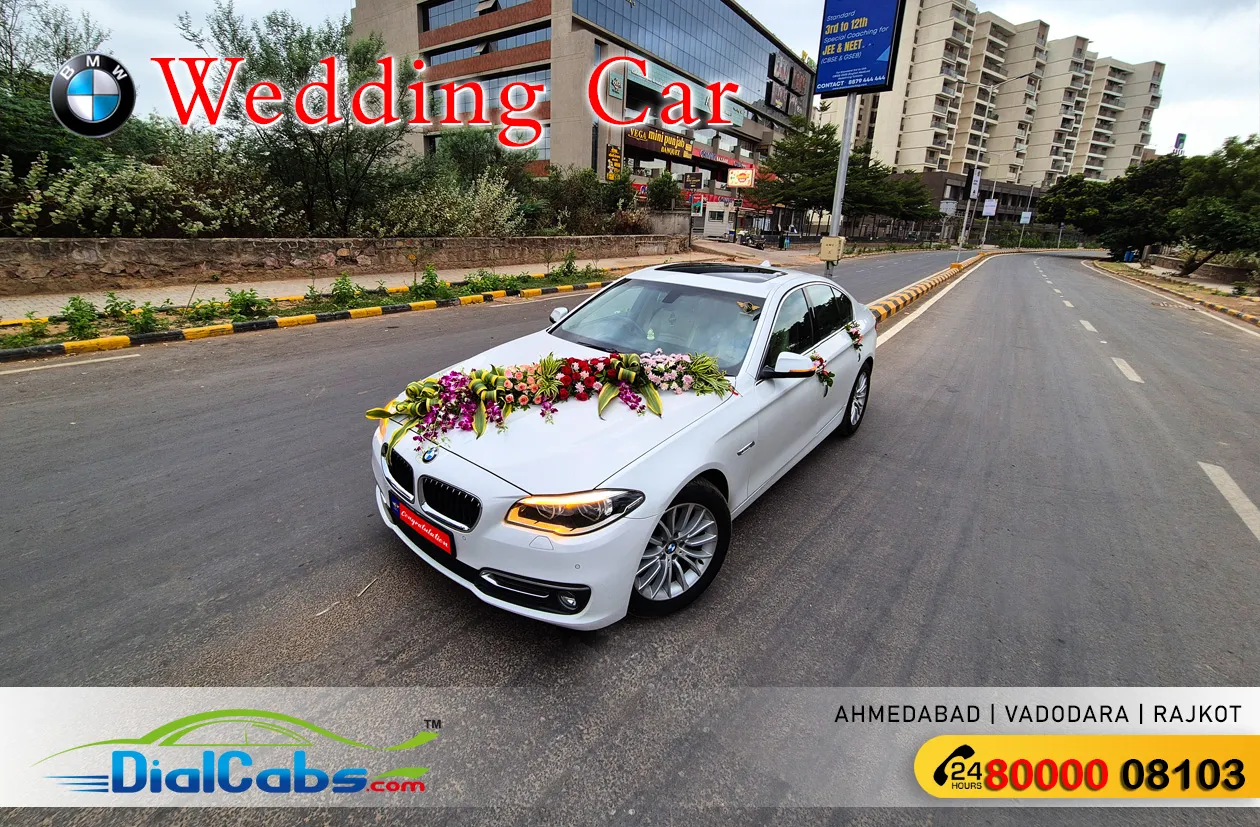 BMW Wedding Car Rental in Ahmedabad