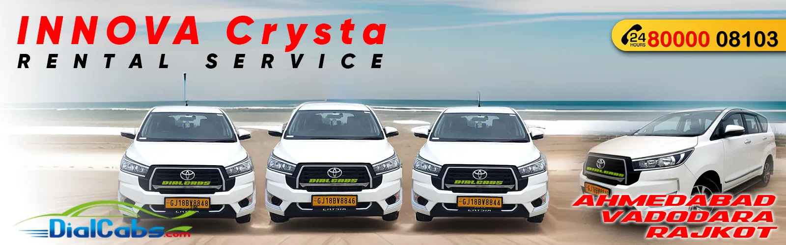 Innova Crysta Rental in Ahmedabad