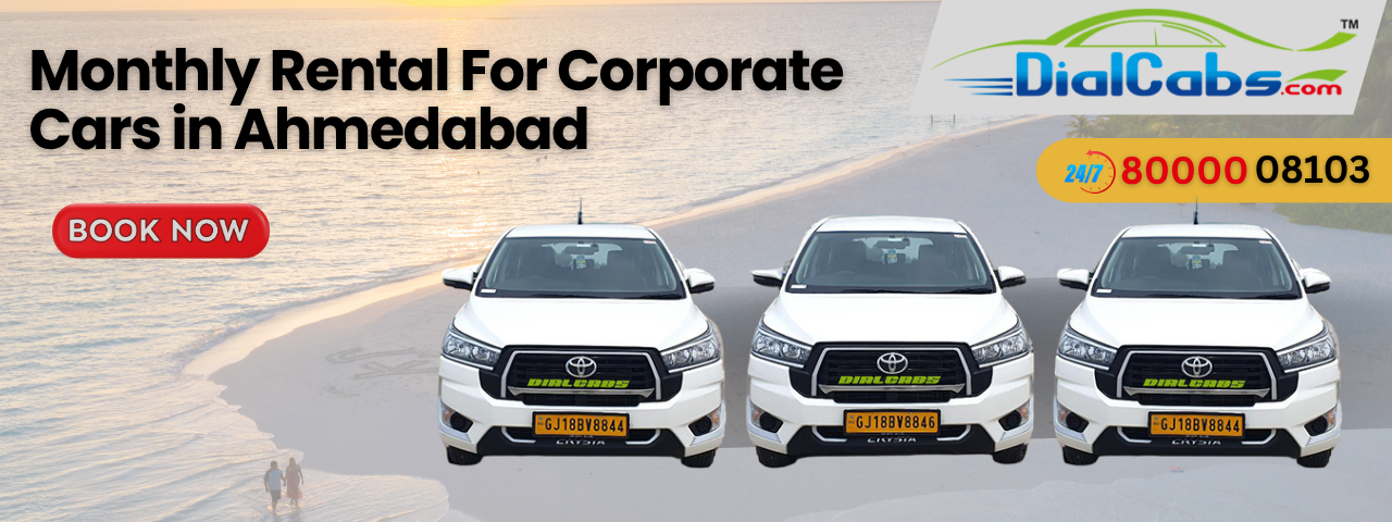 Monthly Rental For Corporate Cars in Ahmedabad