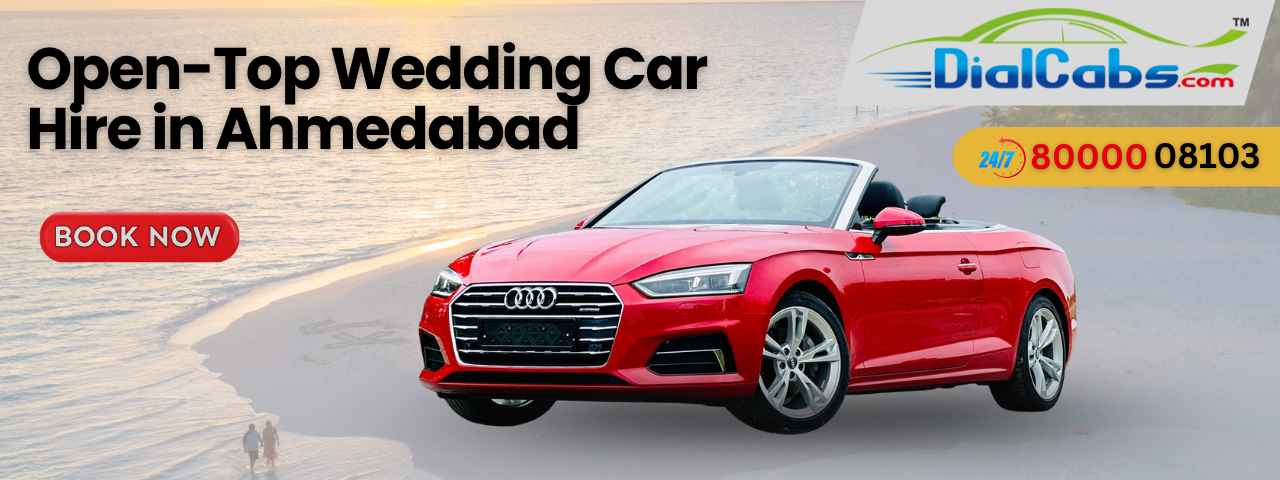 Open-Top Wedding Car Hire in Ahmedabad