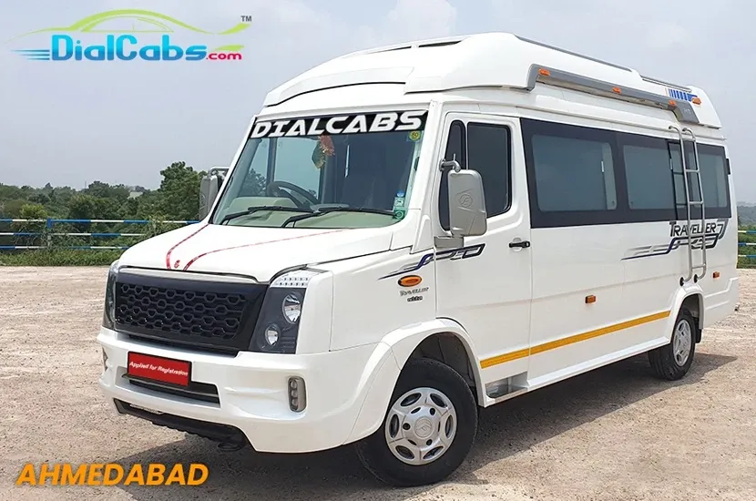 14 Seater Tempo Traveller on Rent in Ahmedabad