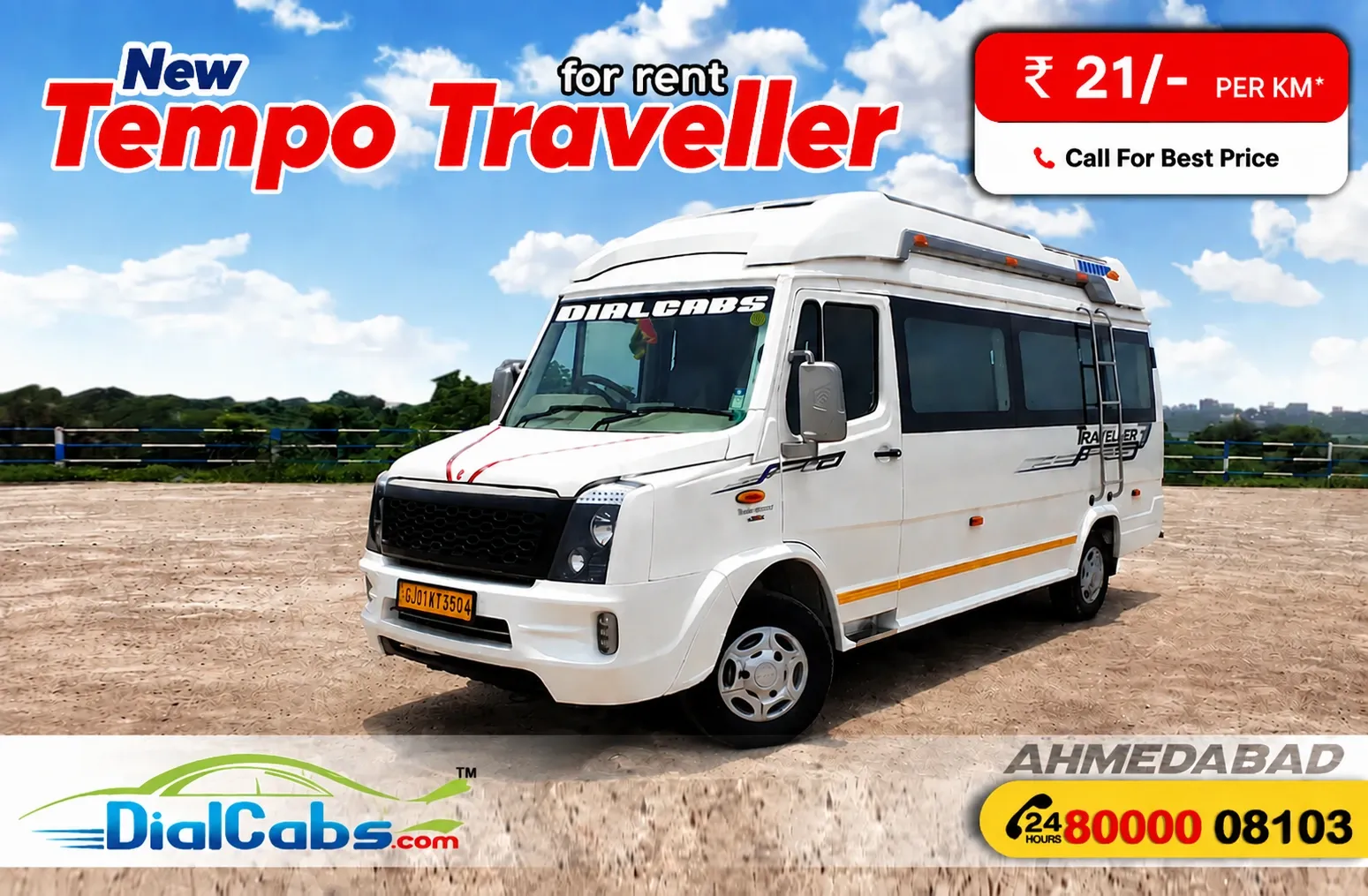 Hire Tempo Traveller in Ahmedabad