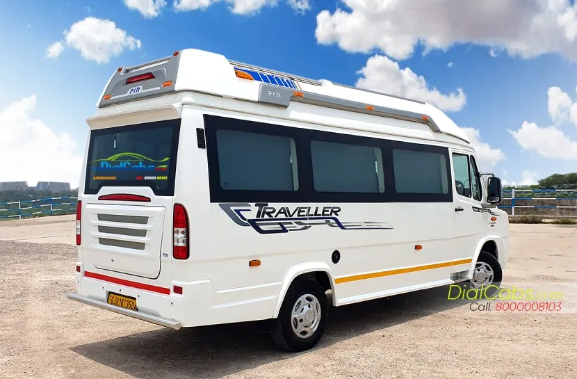 12 Seater Tempo Traveller on Rent in Ahmedabad