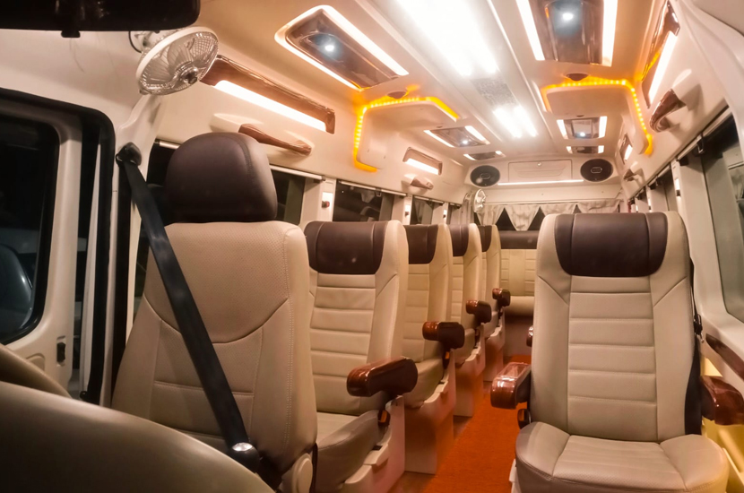 15 Seater Tempo Traveller on Rent in Ahmedabad